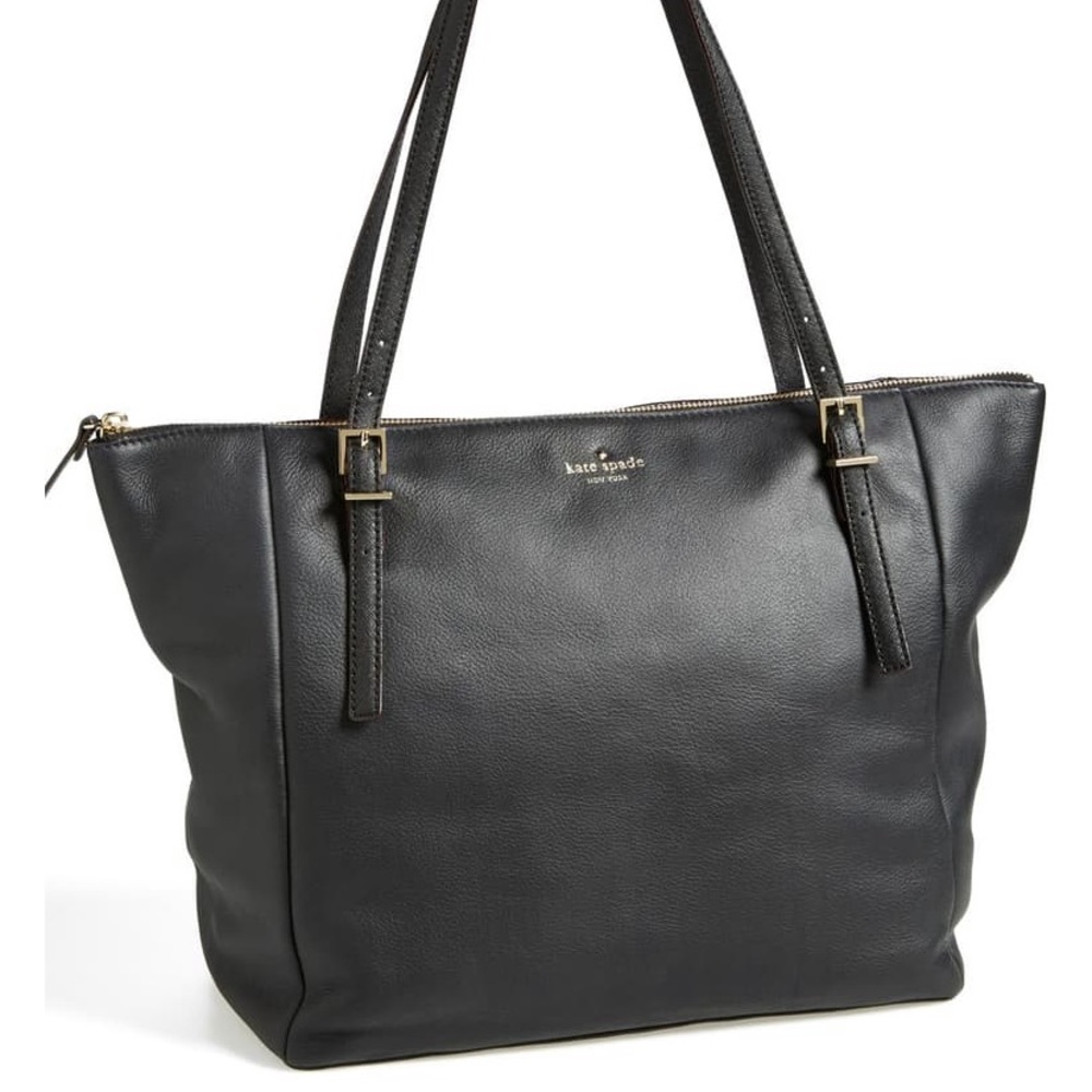 KATE SPADE BLACK EMMA LANE, MAYA TOTE